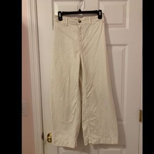Off White Wide Leg Pants from FP